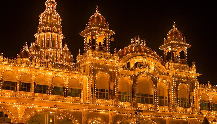 Mysore Palace near MyHome Homestay
